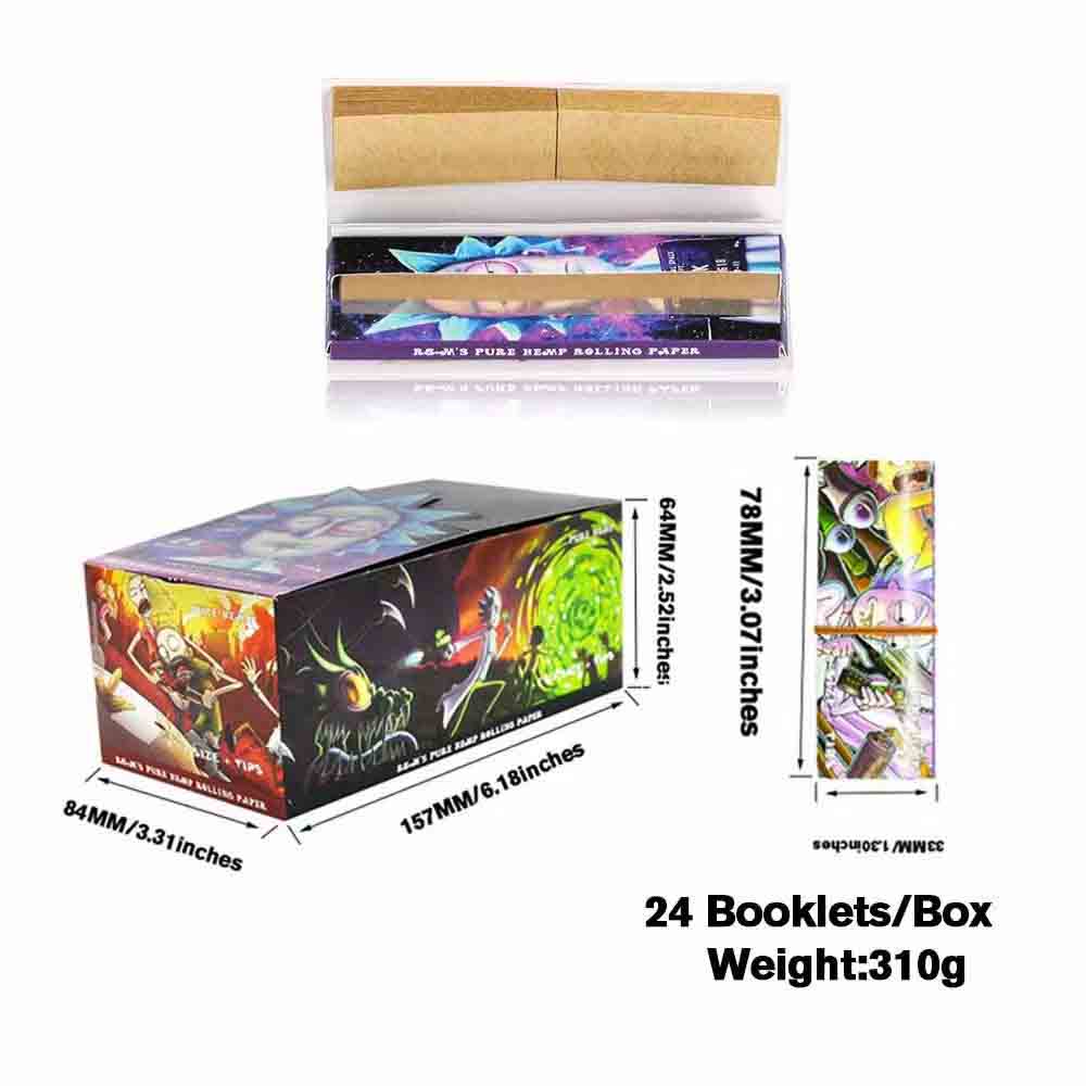 A558 Rick And Morty Rolling Paper 2Kinds Of Size (78mm and 110mm)