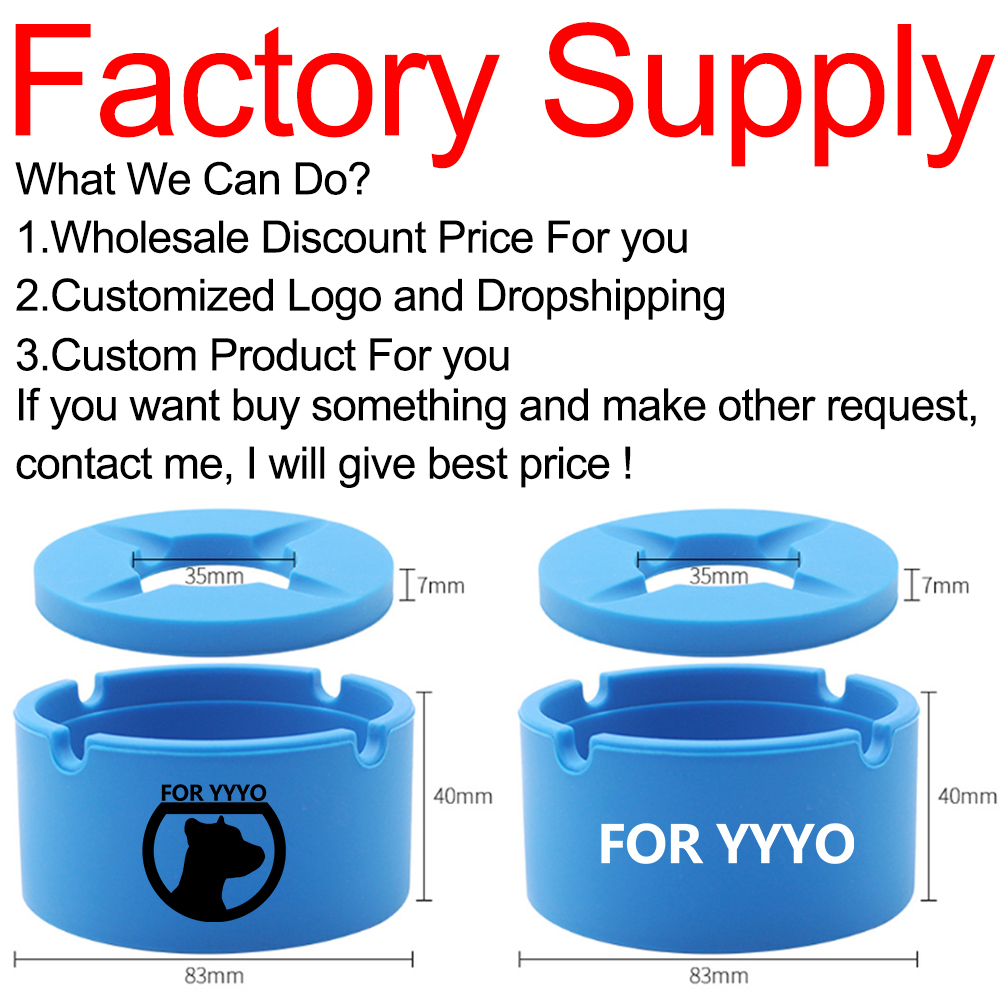 A481 Silicone Ashtray With Lid