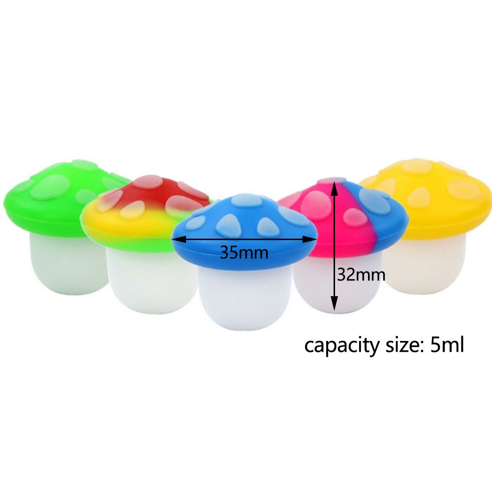 A3324 Mushroom Silicone Jar 5ml