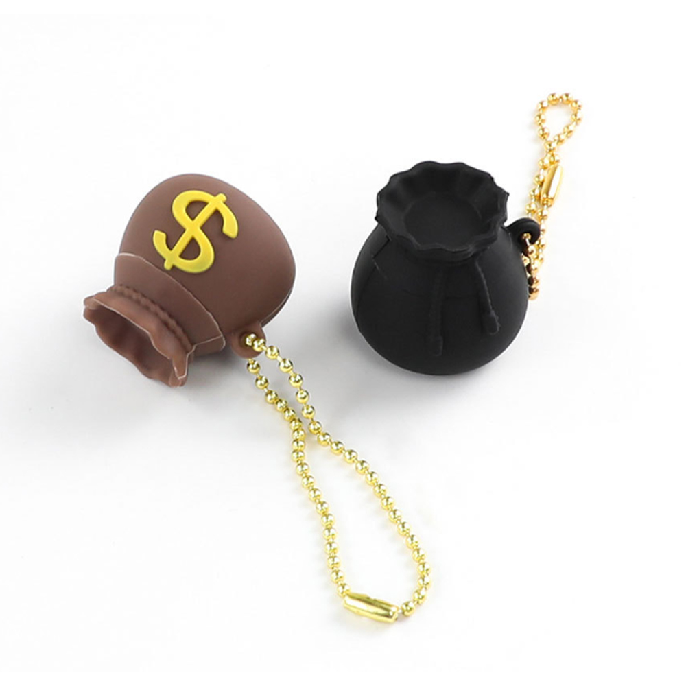 A3379 Purse Silicone Jar 8ml With Chain