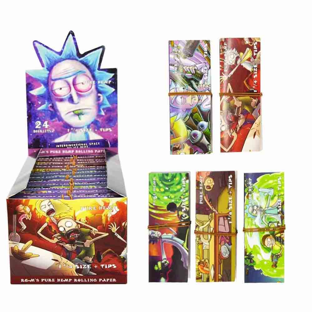 A558 Rick And Morty Rolling Paper 2Kinds Of Size (78mm and 110mm)
