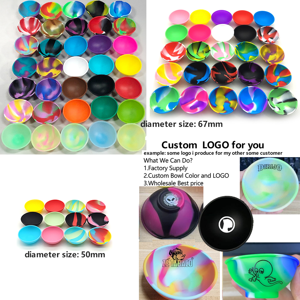 A270 Silicone Bowl 67mm Size Different Color Customized LOGO
