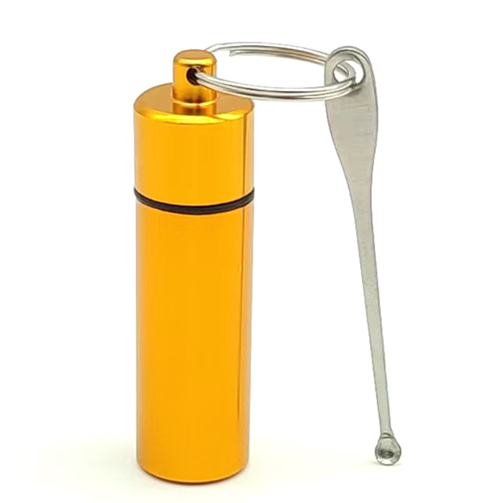 A704 Snuff Sniffer Metal Box With Spoon