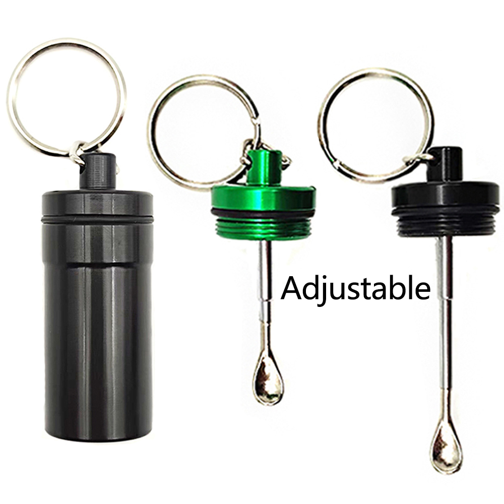 A703 Snuff Sniffer Metal Box With Spoon Diameter 20mm