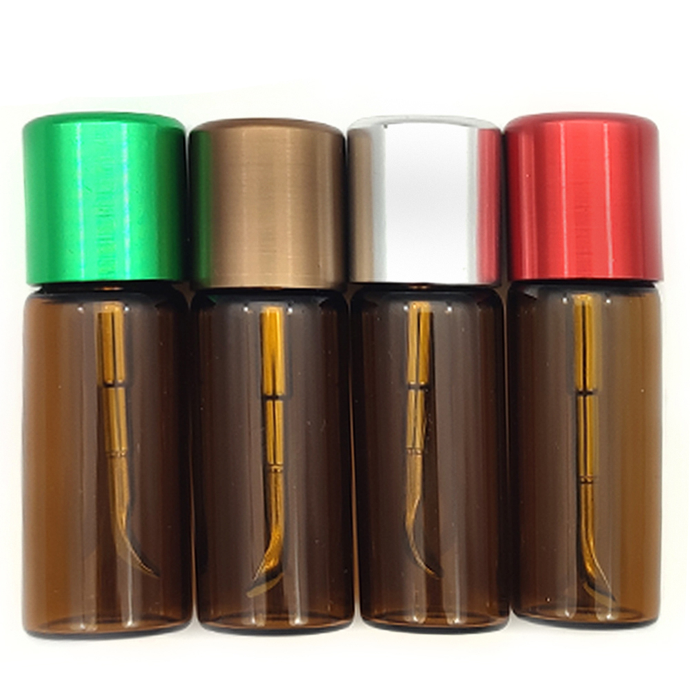 A700 Sniffer Snuff Glass Storage Box With Spoon Diameter 12mm