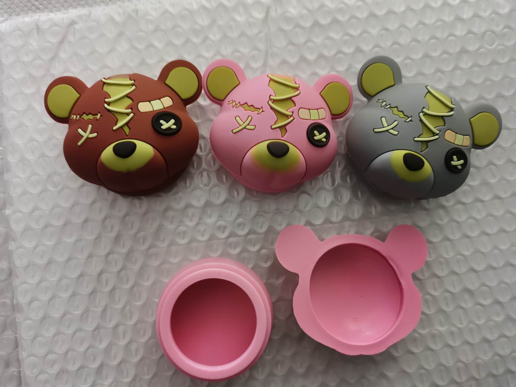 A3410 Bear Silicone Jar Hot Sell