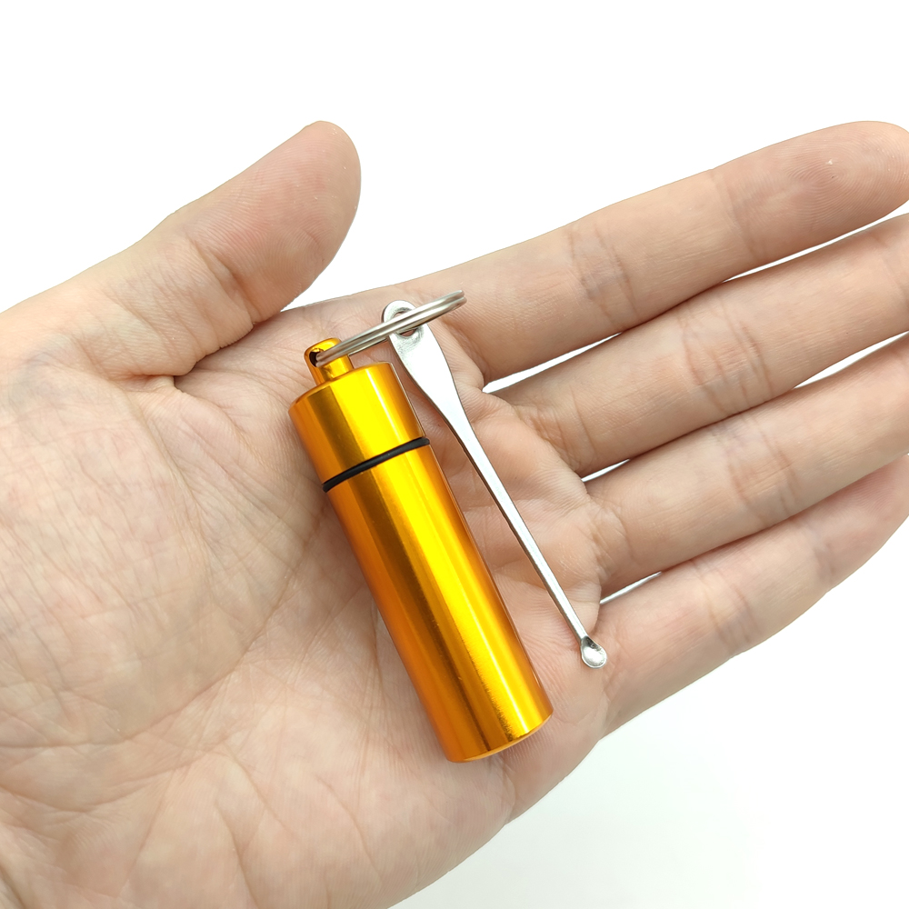 A704 Snuff Sniffer Metal Box With Spoon