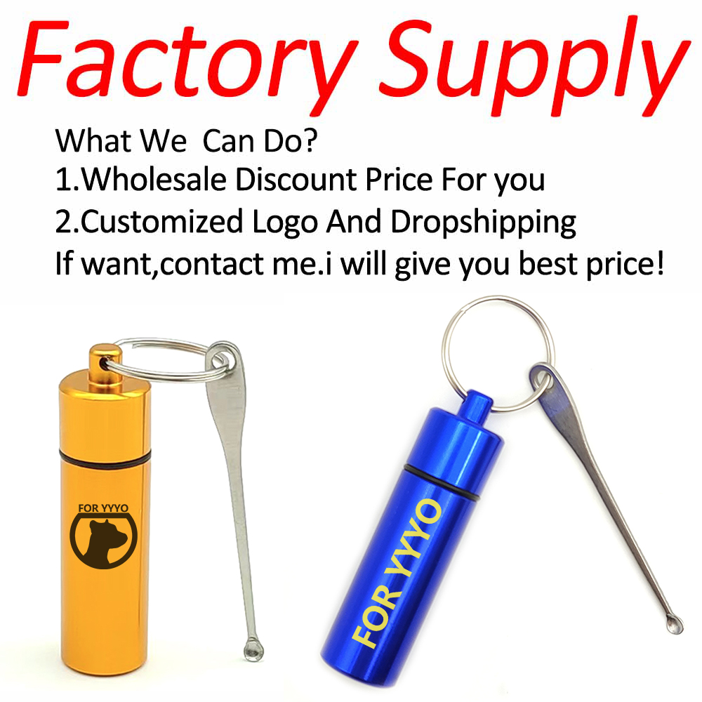 A705 Snuff Sniffer Metal Box With Spoon