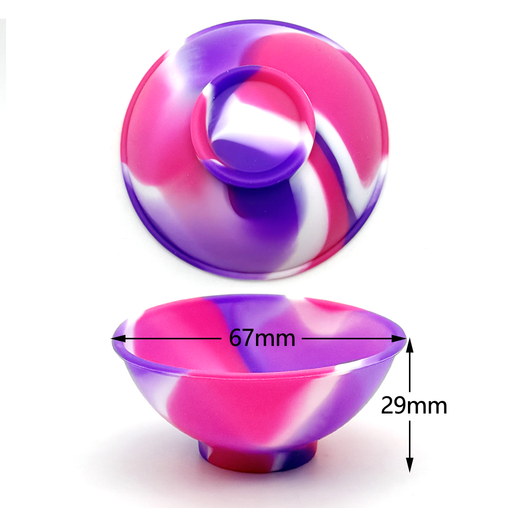 A270 Silicone Bowl Customized Logo/Customized Color 67mm and 50mm Diameter Size