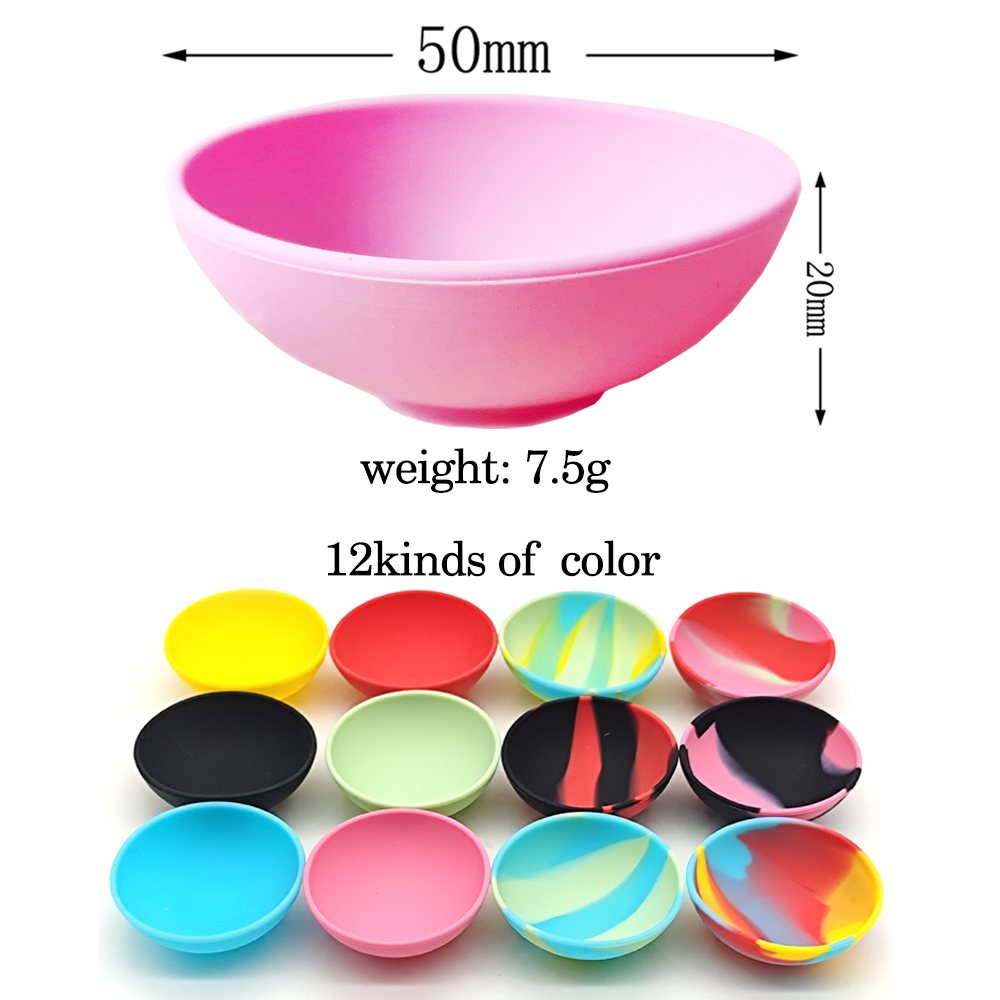 A270 Silicone Bowl Customized Logo/Customized Color 67mm and 50mm Diameter Size
