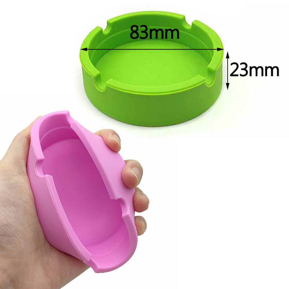 A8 Silicone Ashtray Customized Logo/Color
