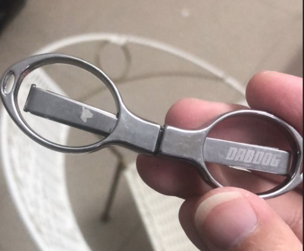 A199 Metal Folding Scissors Customized Logo Laser Engraving