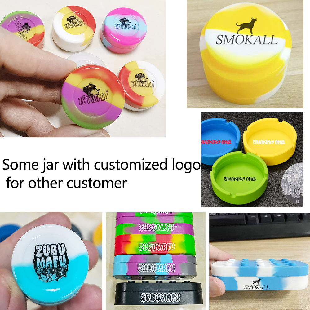 A3220 Silicone Jar Customized Logo/Color Different Size