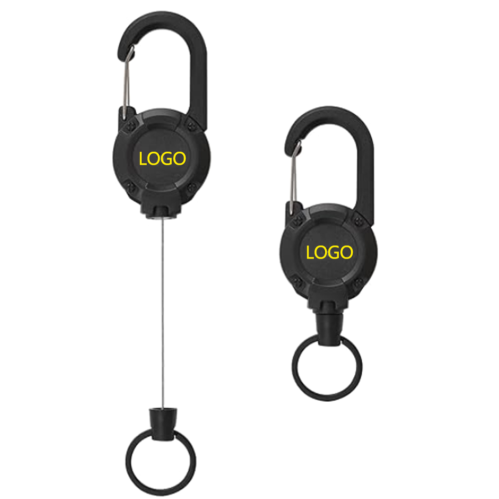 A9013 Outdoor Telescopic Customized LOGO For Buckle Backpack Wire Rope Lure