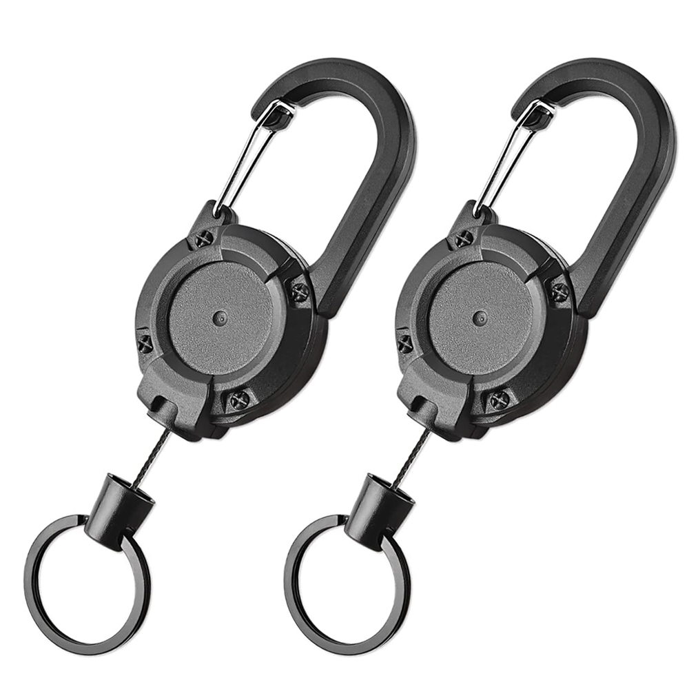 A9013 Outdoor Telescopic Customized LOGO For Buckle Backpack Wire Rope Lure