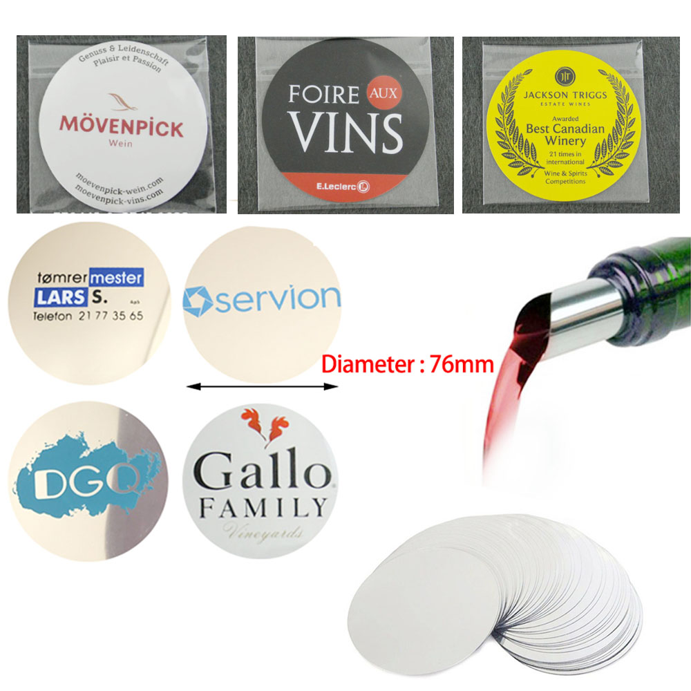 A9002 Metal Wine Pouring Tablets Customized LOGO Single-Sided Printing Hot Sell