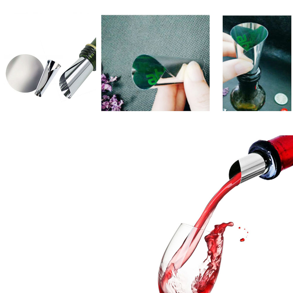 A9002 Metal Wine Pouring Tablets Customized LOGO Single-Sided Printing Hot Sell