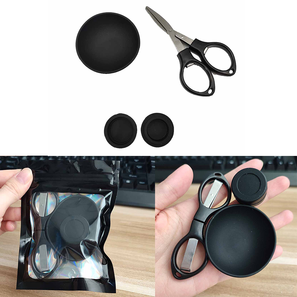 A482 Smoking Set With Plastic Scissors and 3ml Jar and 50mm Bowl