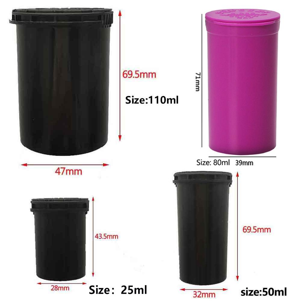 A3341 Pop Plastic Box 25ml 50ml 80ml 110ml Hot Sell Customized LOGO