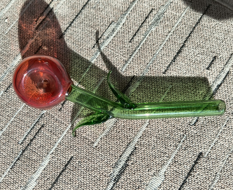 A2005 Rose Glass Pipe Hot Sell