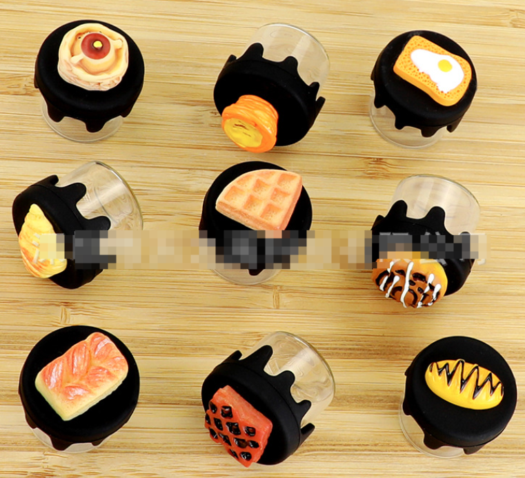 A3414 Glass Box With Silicone Lid 6ml Size Hot Sell