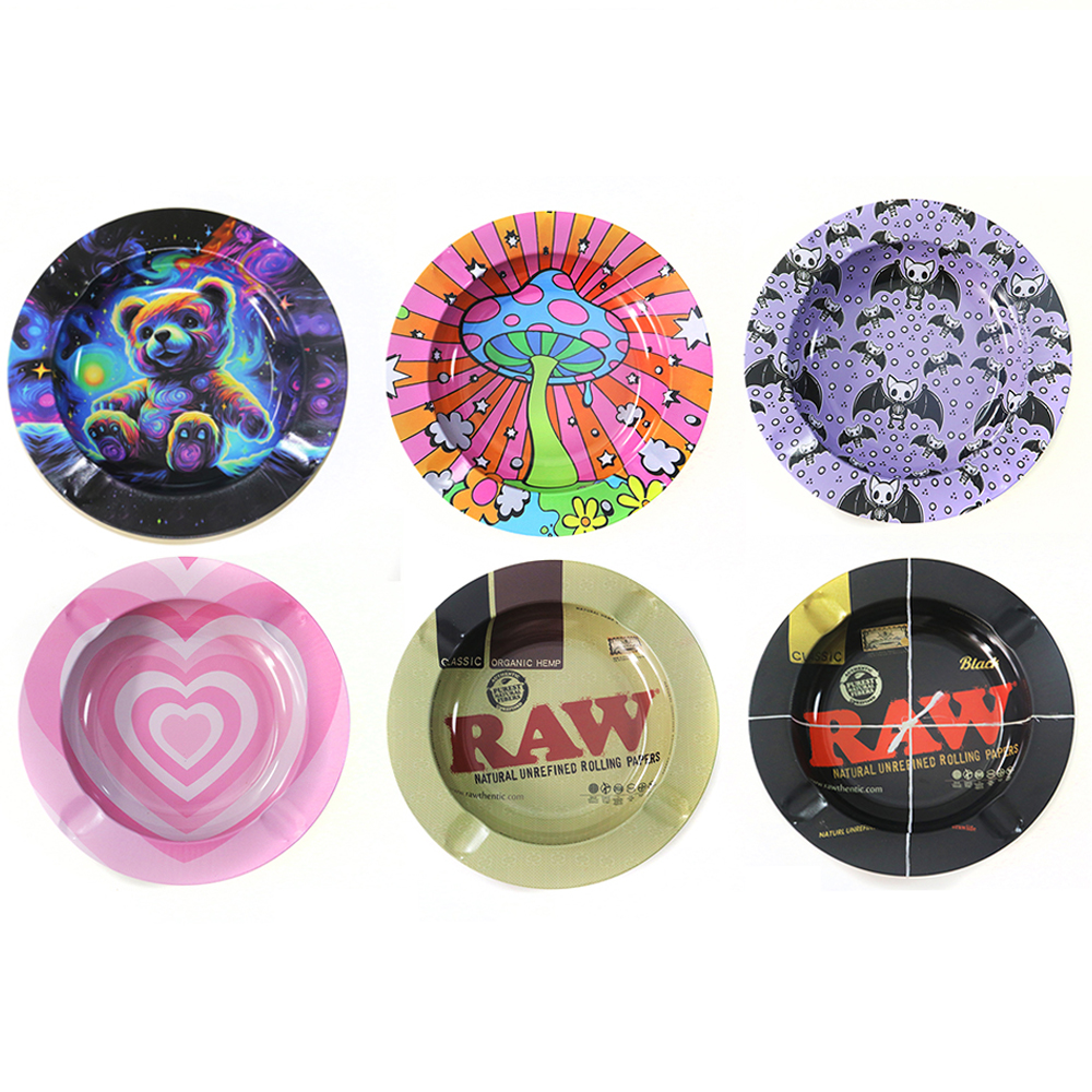A836 Metal Round Ashtray Tray Hot Sell