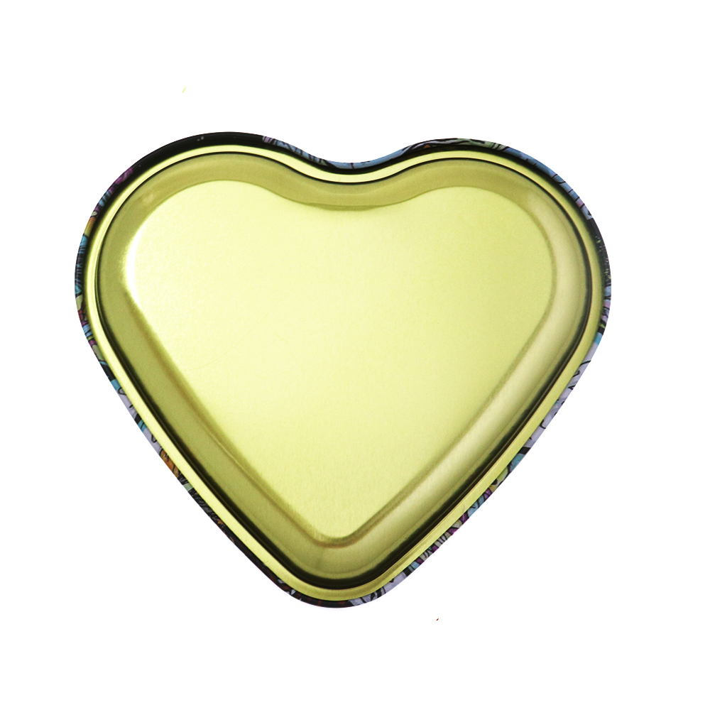 A837 Heart Shape Metal Tray 18x16.5cm