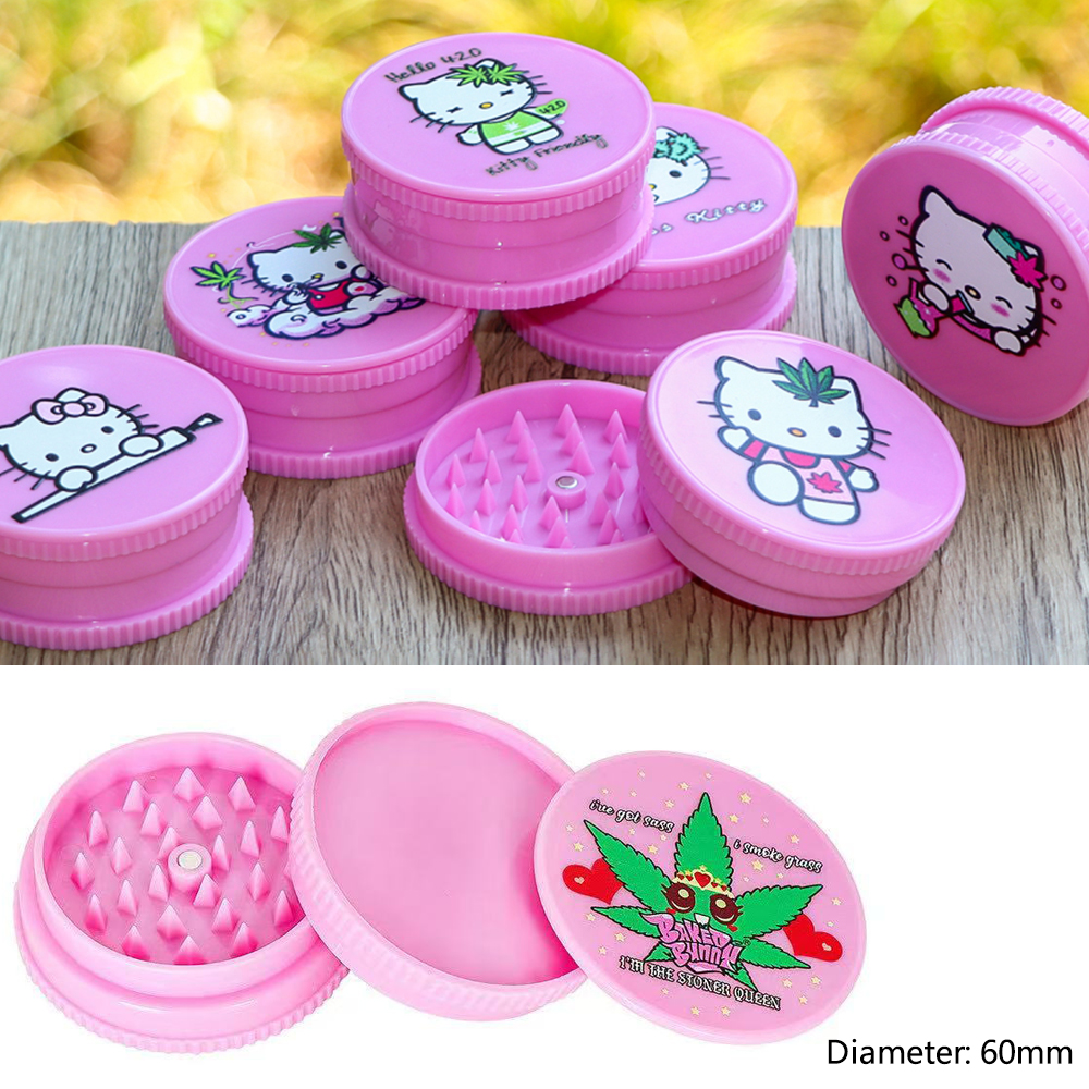 A1203 Plastic Grinder 60mm Hello Kitty