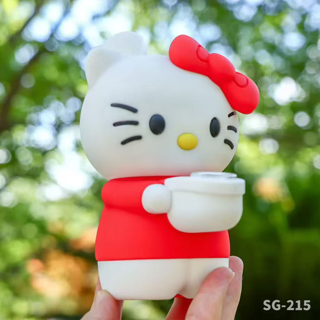 A2013 Hello Kitty Silicone Bong Pipe