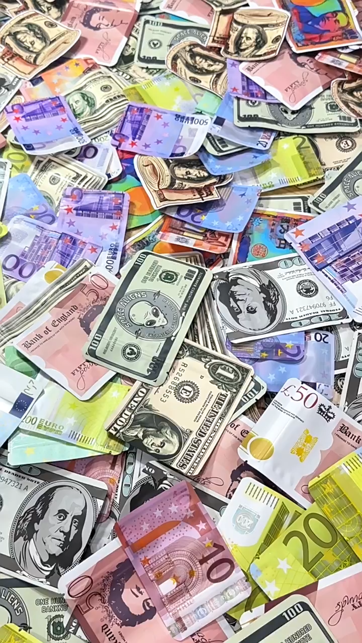 A856 USD Pattern Bags Pocket For 3.5g and 1g