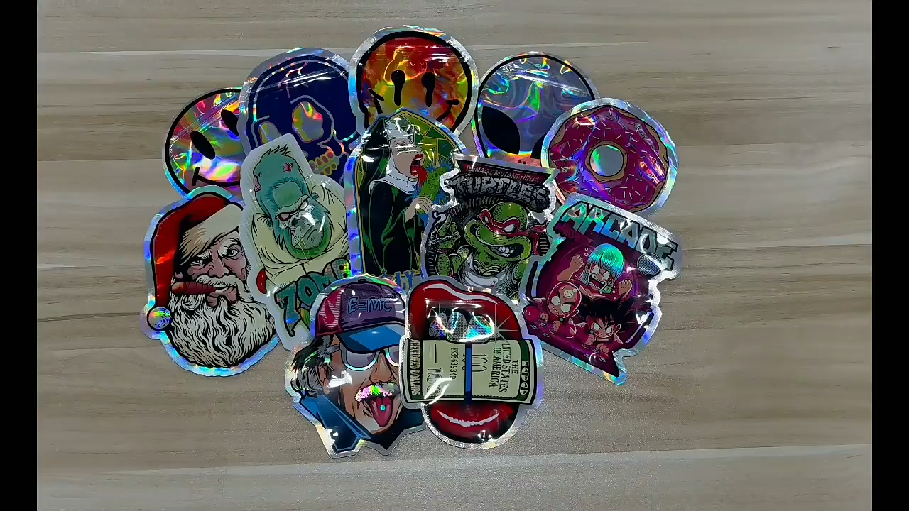 A855 Special-Shaped Bags For CBD Smoking Accessories 3.5g