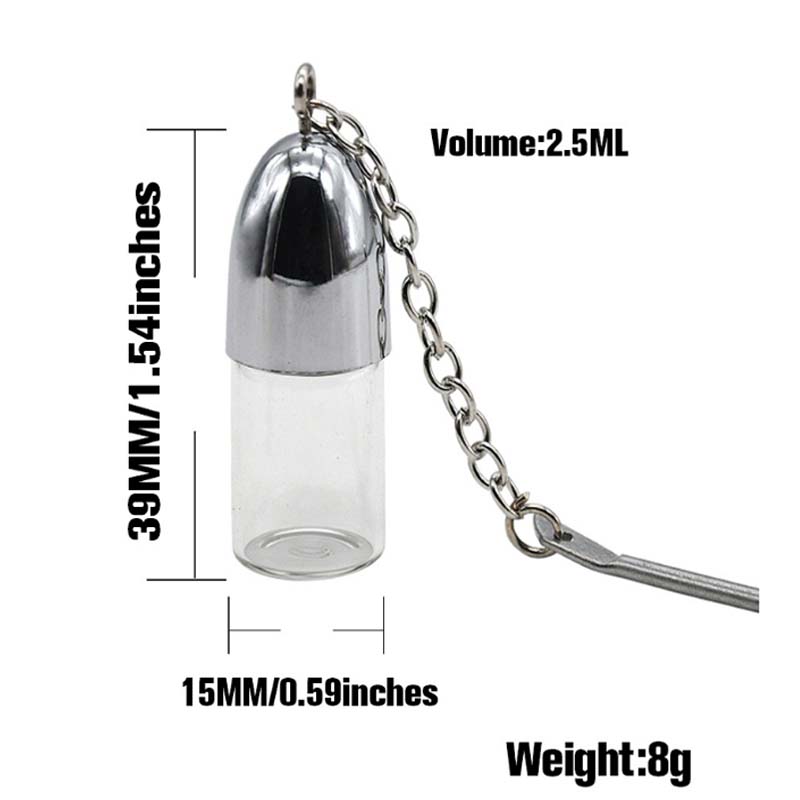 A708 Glass Storage Case With Spoon