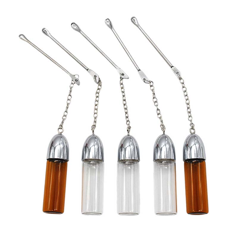 A708 Glass Storage Case With Spoon