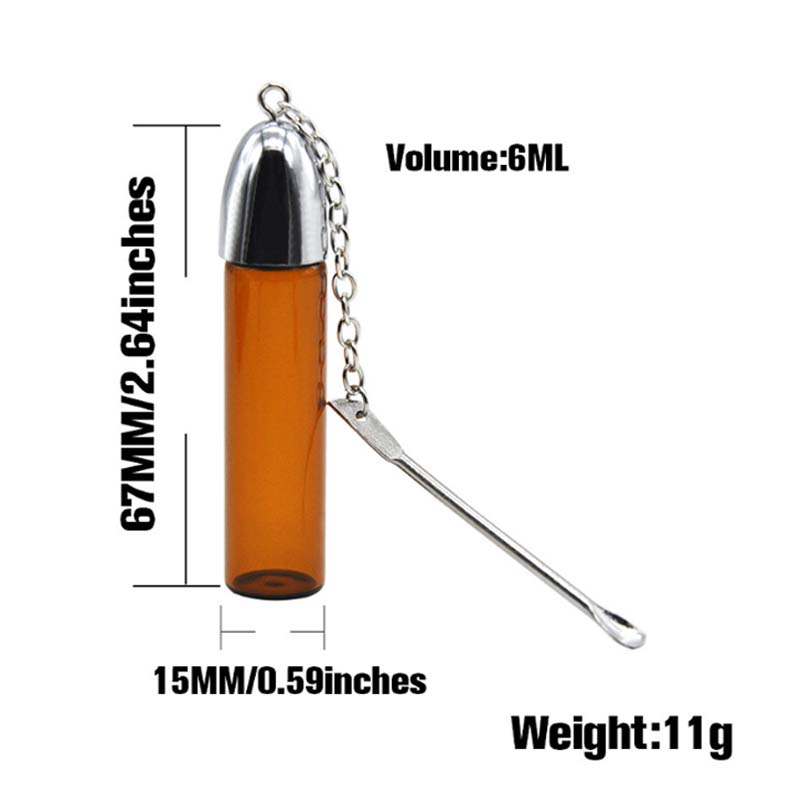 A708 Glass Storage Case With Spoon