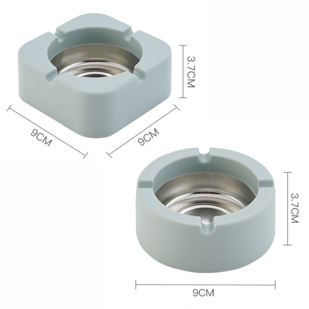 A870 Plastic Ashtray With Internal Metal Groove