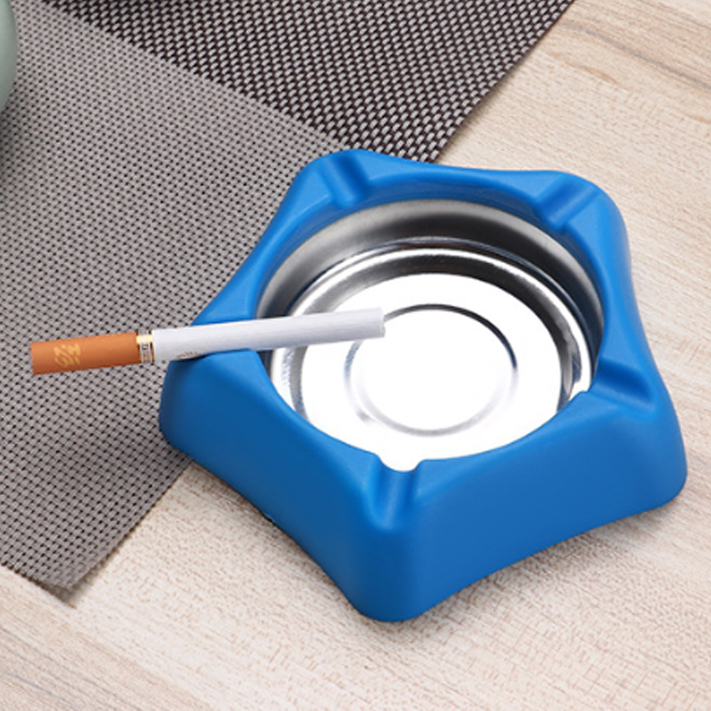 A871 Plastic Ashtray With Internal Metal Groove