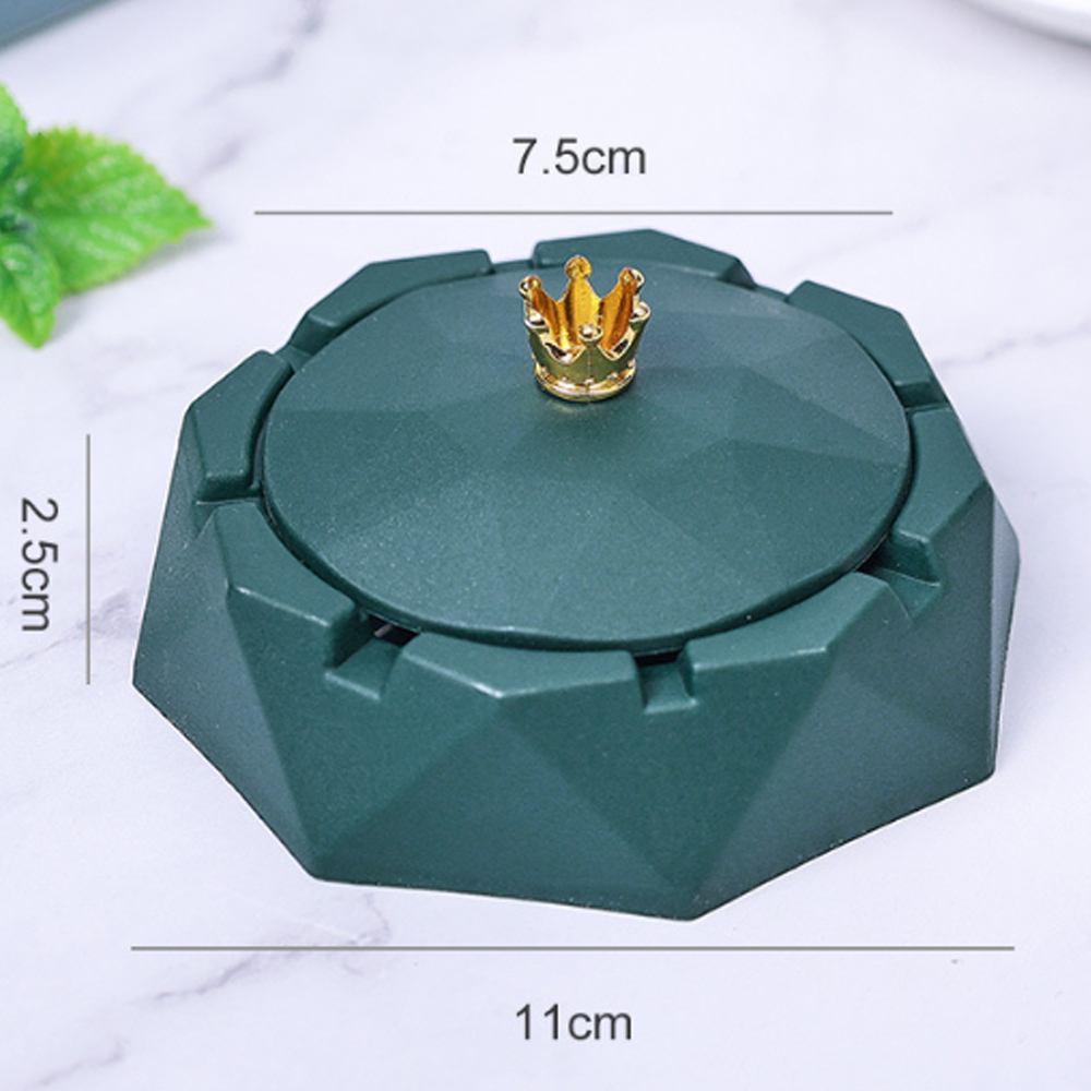 A869 Plastic Ashtray With Internal Metal Groove