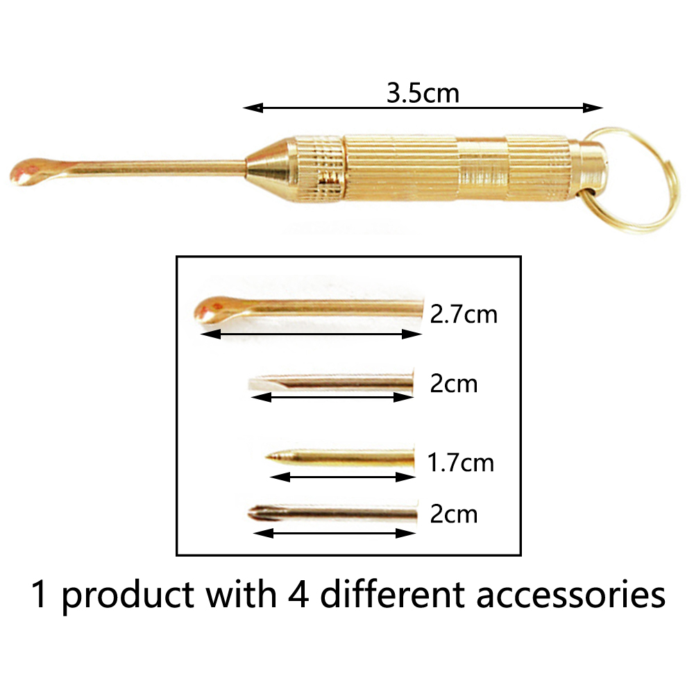 A799 Small Spoon For Snuff Sniffer With Keychain