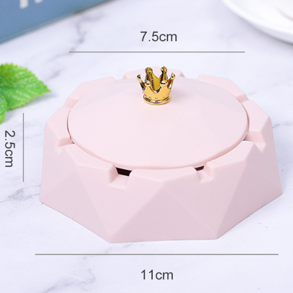 A869 Plastic Ashtray With Internal Metal Groove