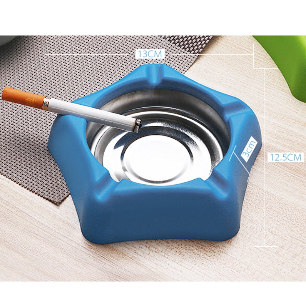 A871 Plastic Ashtray With Internal Metal Groove