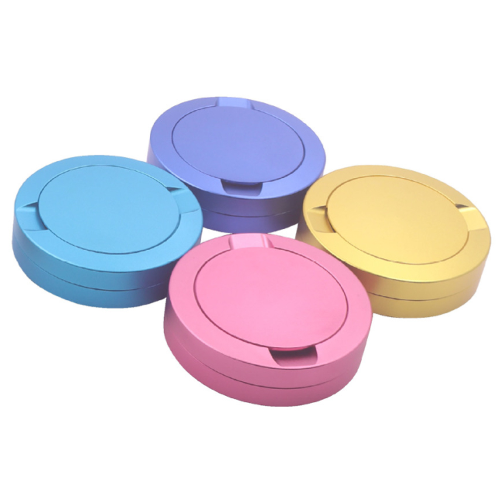 A874 Aluminum Alloy Snuff Boxes Sniffer Storage Case With Ashtray Function