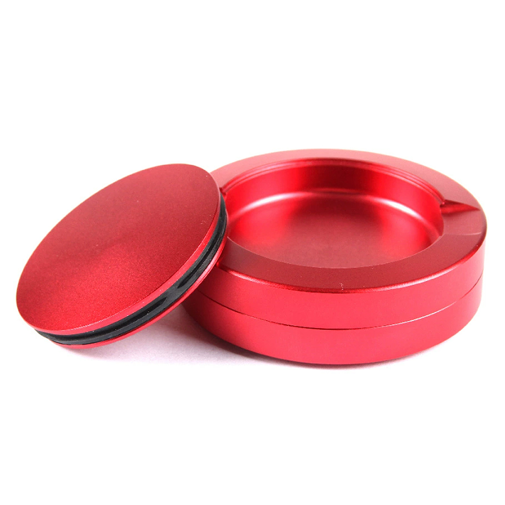 A874 Aluminum Alloy Snuff Boxes Sniffer Storage Case With Ashtray Function