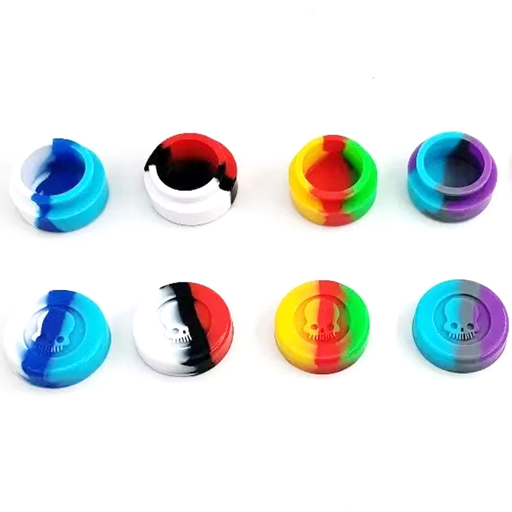 A3437 Skull Silicone Jar 5ml Size