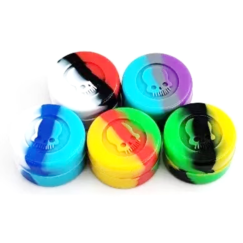 A3437 Skull Silicone Jar 5ml Size