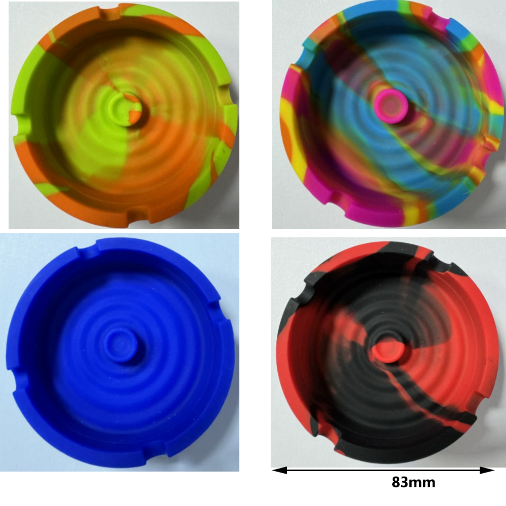 A877 Silicone Ashtray With Cigarette Holder Function