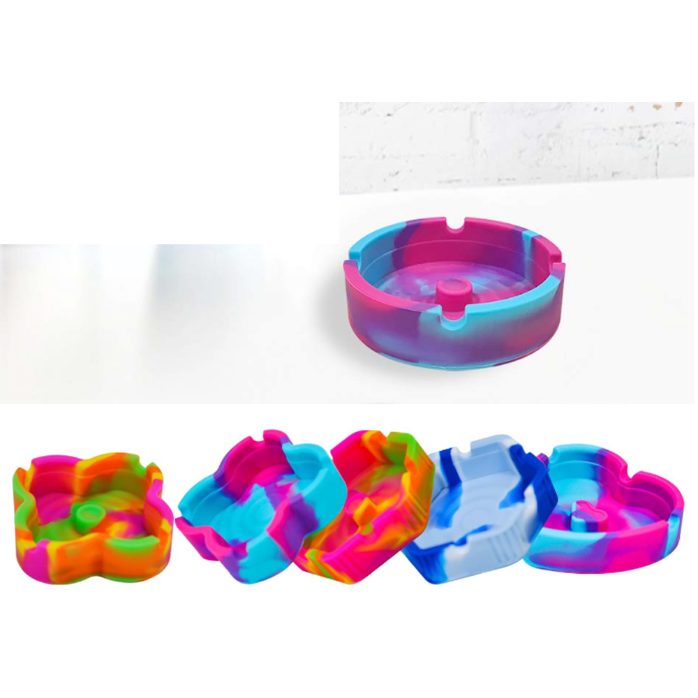 A877 Silicone Ashtray With Cigarette Holder Function