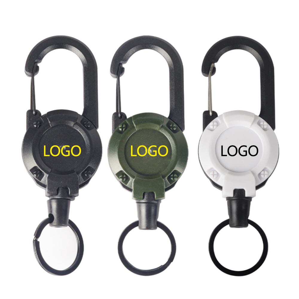 A876 Plastic Retractable Keychain For Outdoor