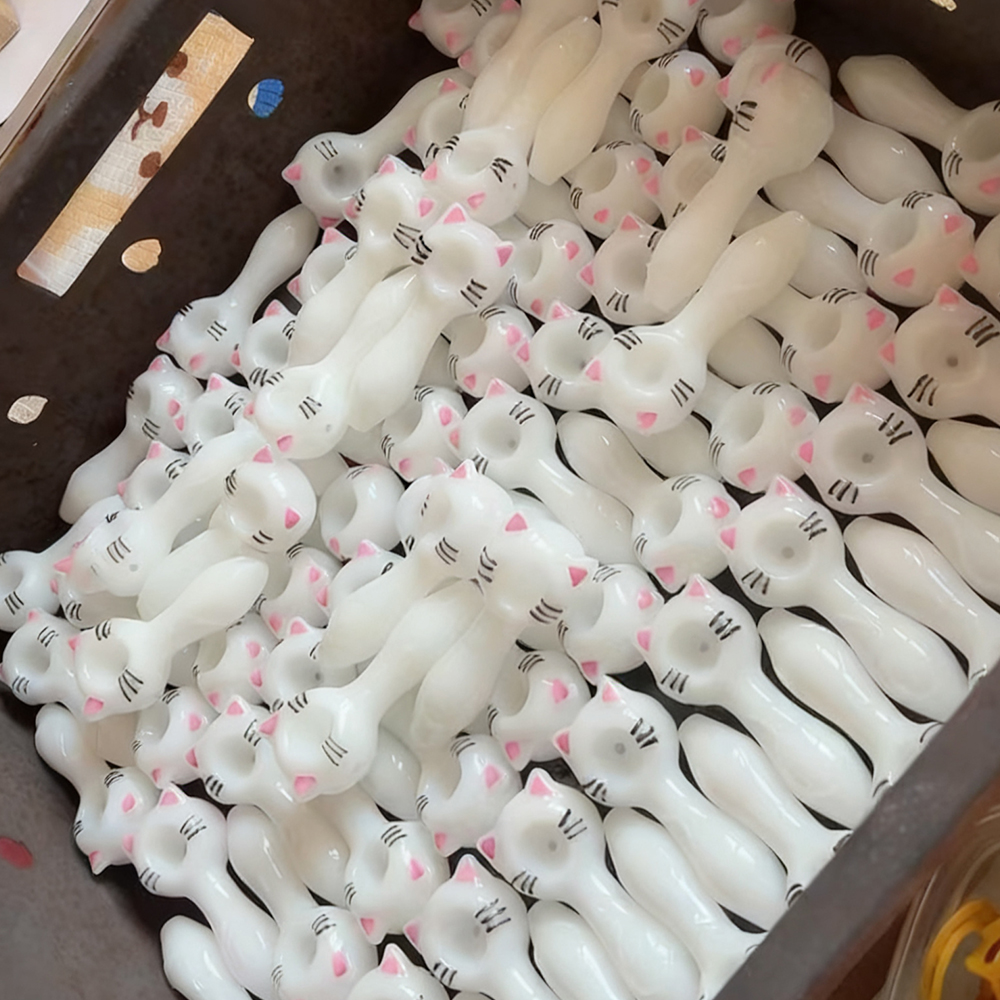 A2064 Cat Shape Glass Pipe