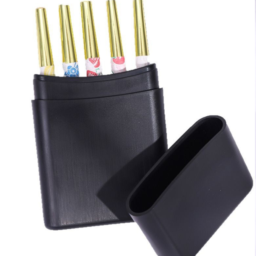 A880 Plastic Rolling Paper Storage Case 5Hole