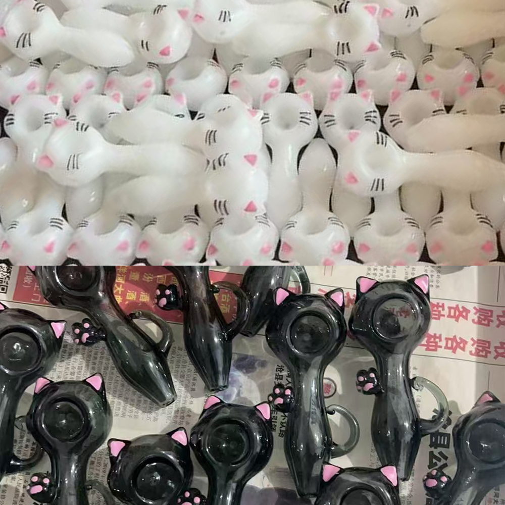 A2064 Cat Shape Glass Pipe